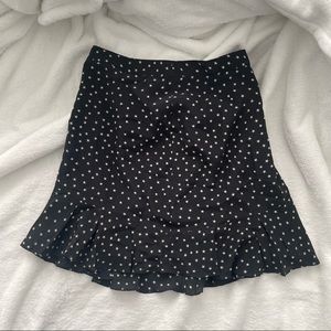 nwot madewell silk star print skirt